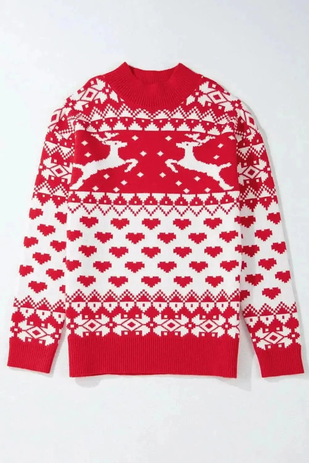 Christmas Element Turtleneck Long Sleeve Sweater - Bad Moms Club