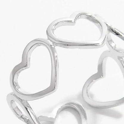 925 Sterling Silver Heart Ring - Bad Moms Club