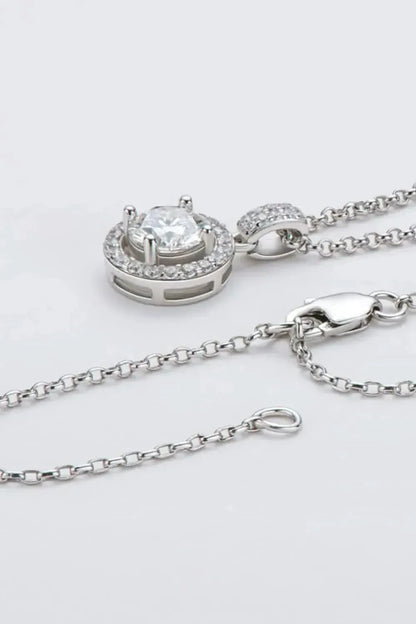 Zircon Pendant 925 Sterling Silver Necklace - Bad Moms Club