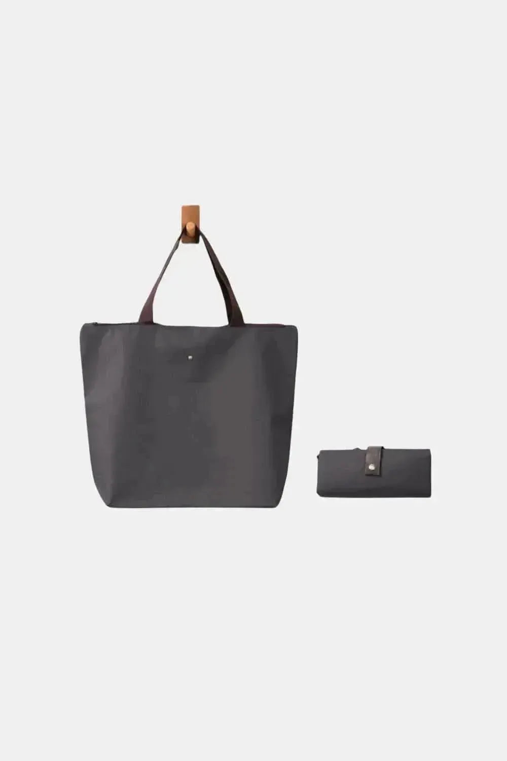 Zenana Large Capacity Foldable Oxford Tote Bag - Bad Moms Club