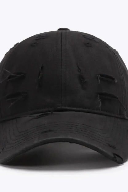 Distressed Adjustable Baseball Cap - Bad Moms Club