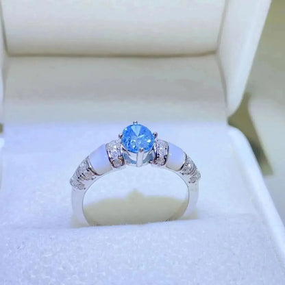 1 Carat Moissanite 925 Sterling Silver Ring - Bad Moms Club
