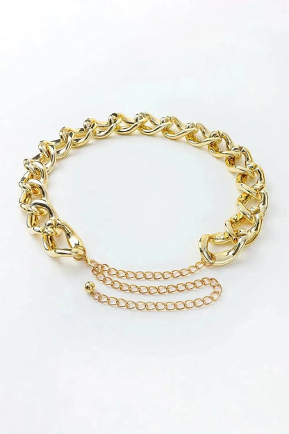 1.2" Width Acrylic Curb Chain Belt - Bad Moms Club