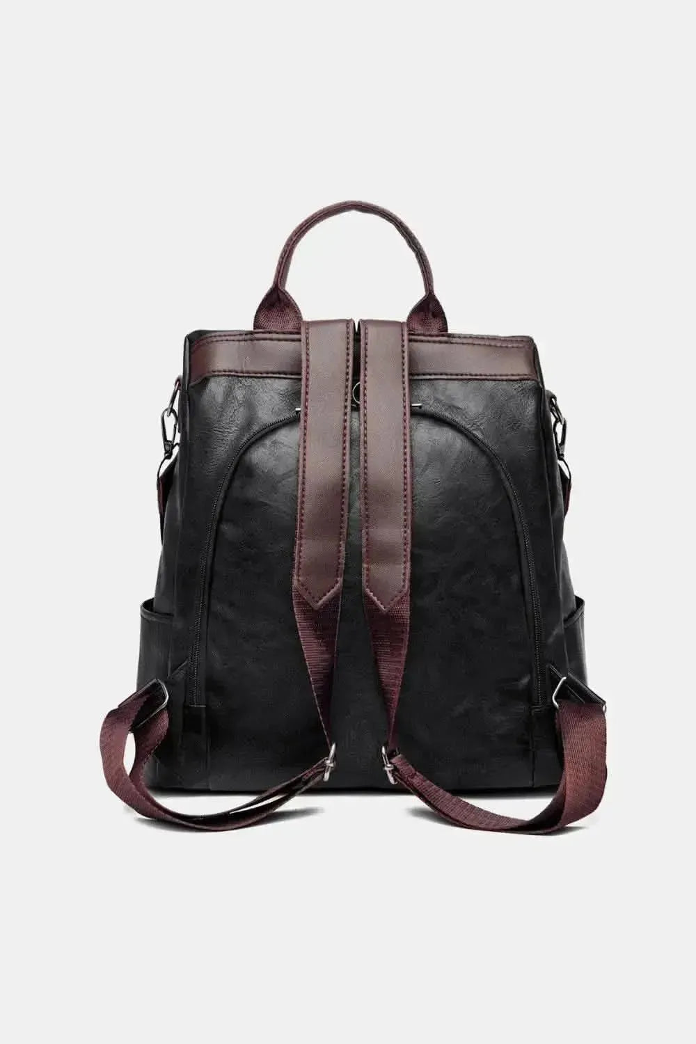 PU Leather Large Backpack Bag - Bad Moms Club